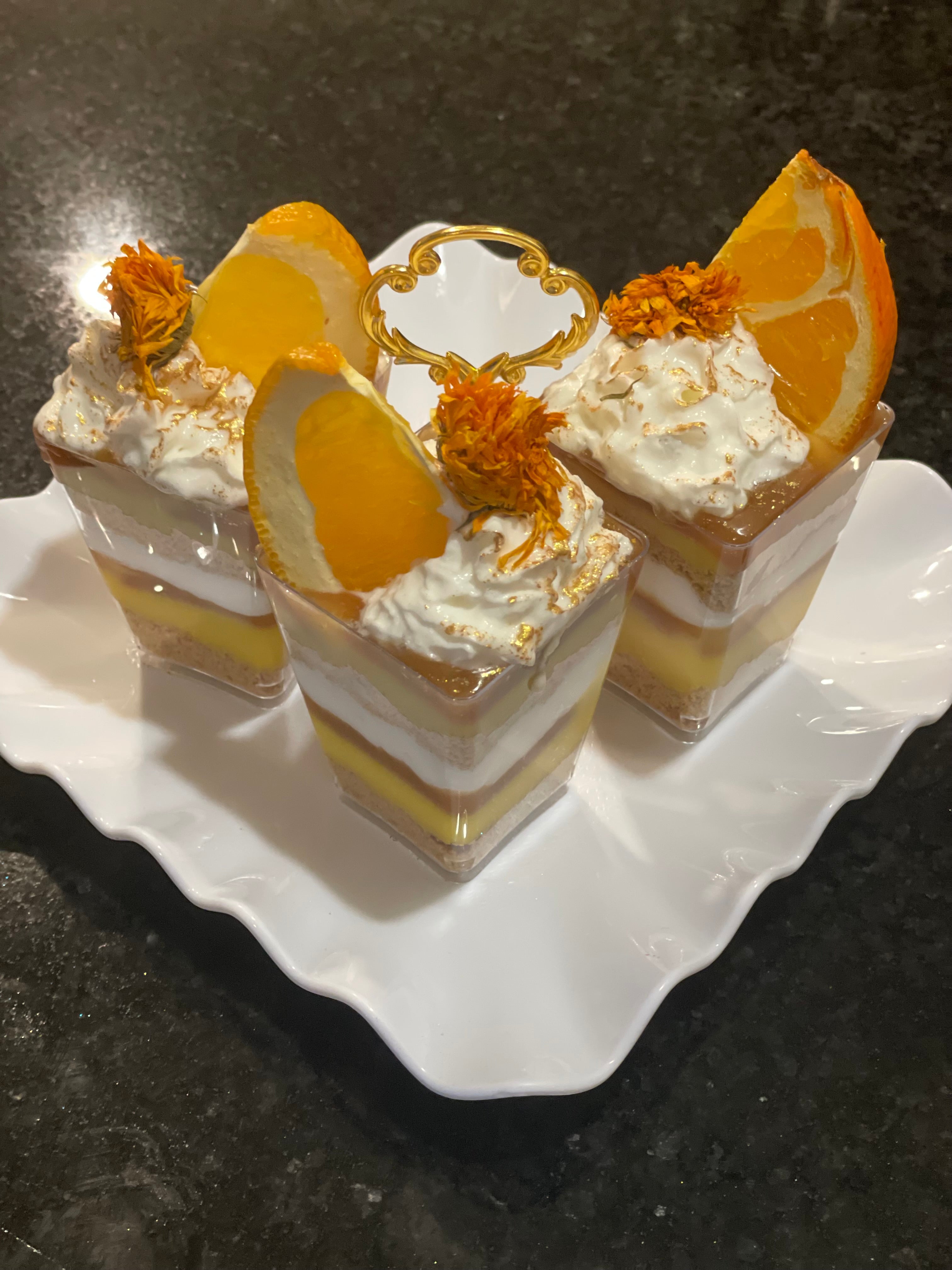 Floral Note Junket Parfaits (set of 10)